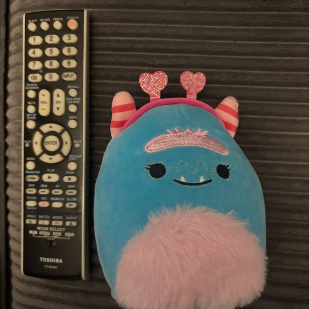 Squishmallows Blue and Pink Stuffed Animal